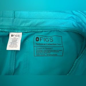 Teal Livingston scrub pants XSP
